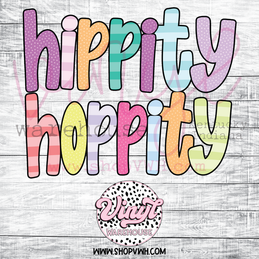 Hippity Hoppity - Heat Transfer Print