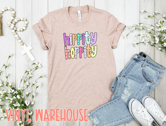 Hippity Hoppity - Heat Transfer Print