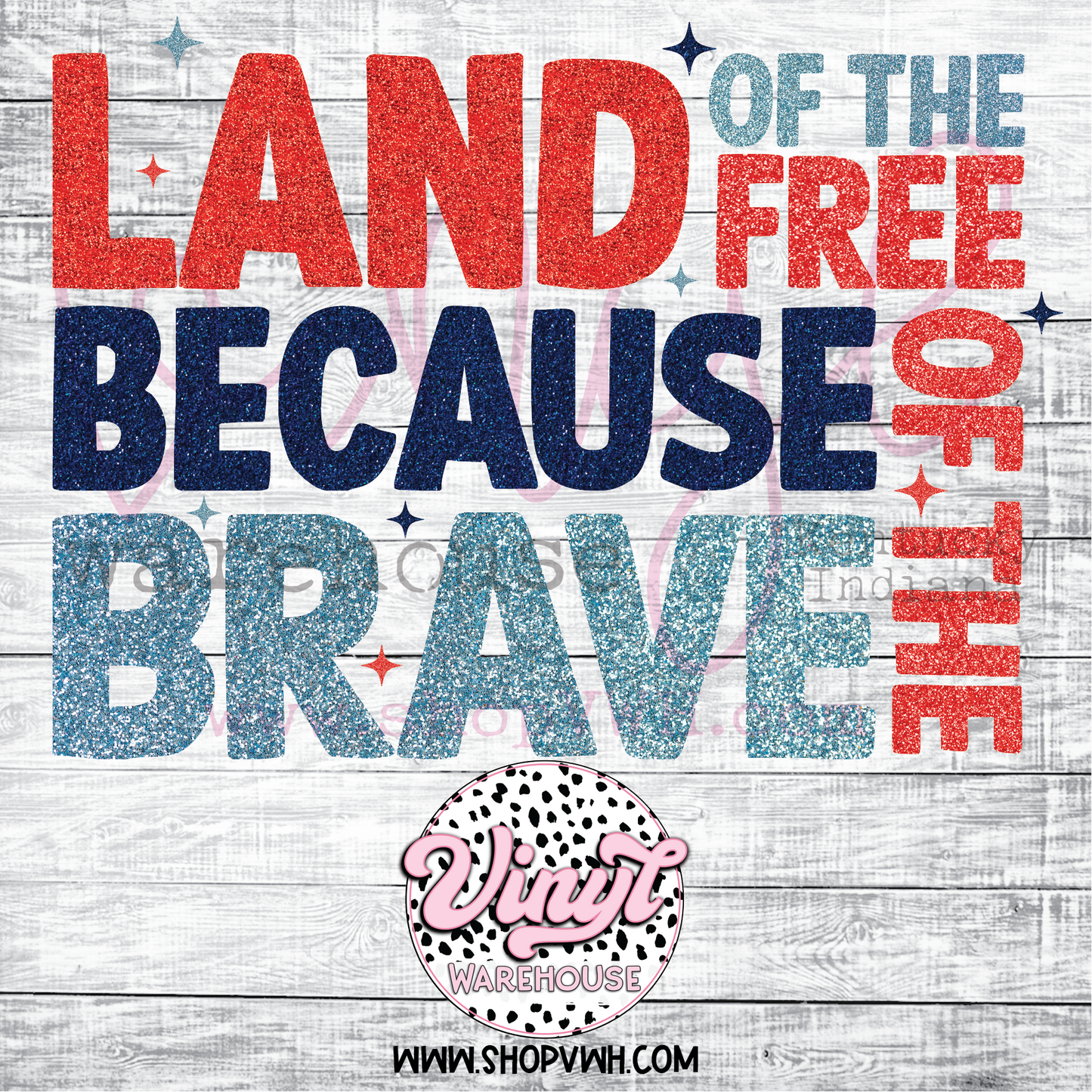 Land Of The Free  - Heat Transfer Print