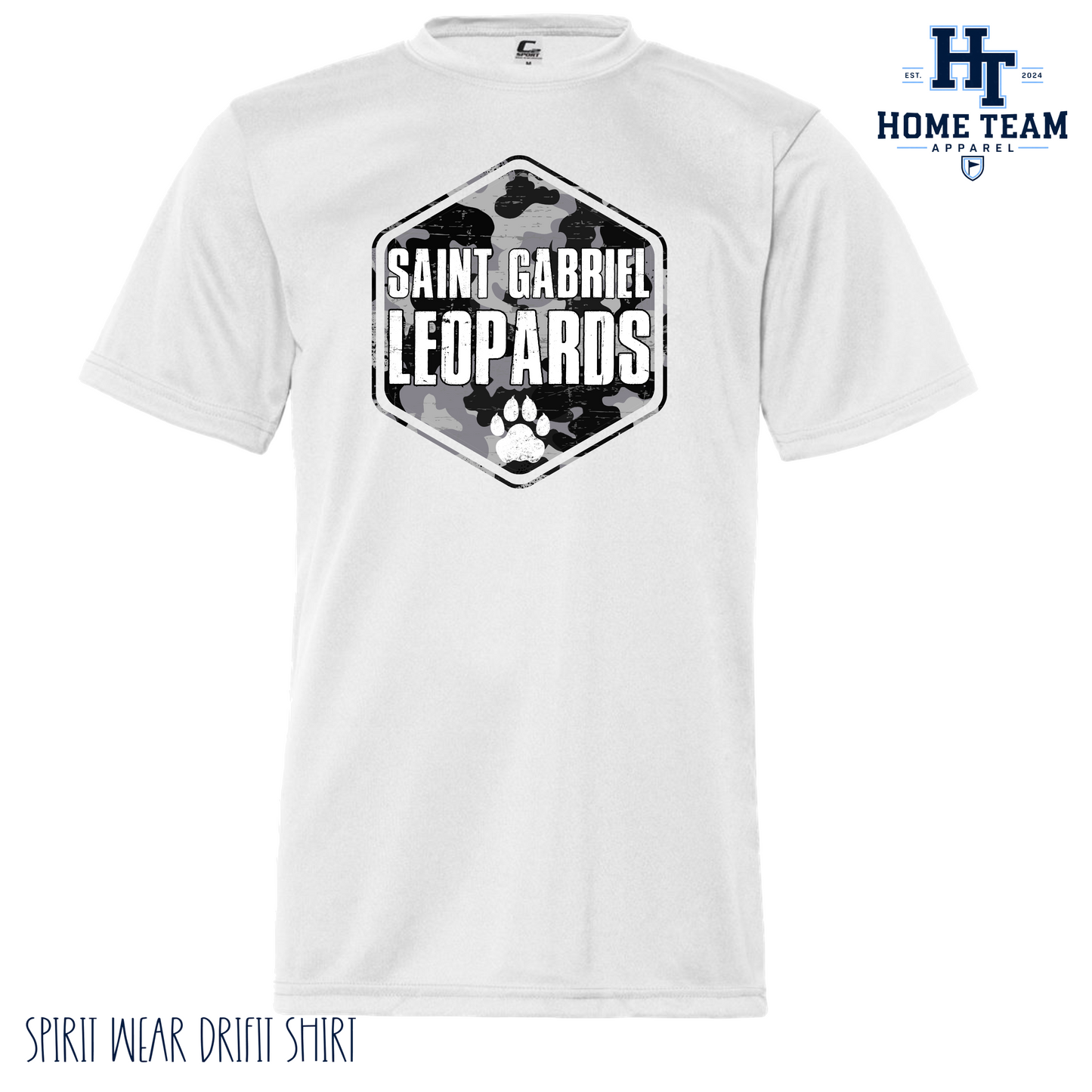 Saint Gabriel Leopards (Camo) - Spirit Wear