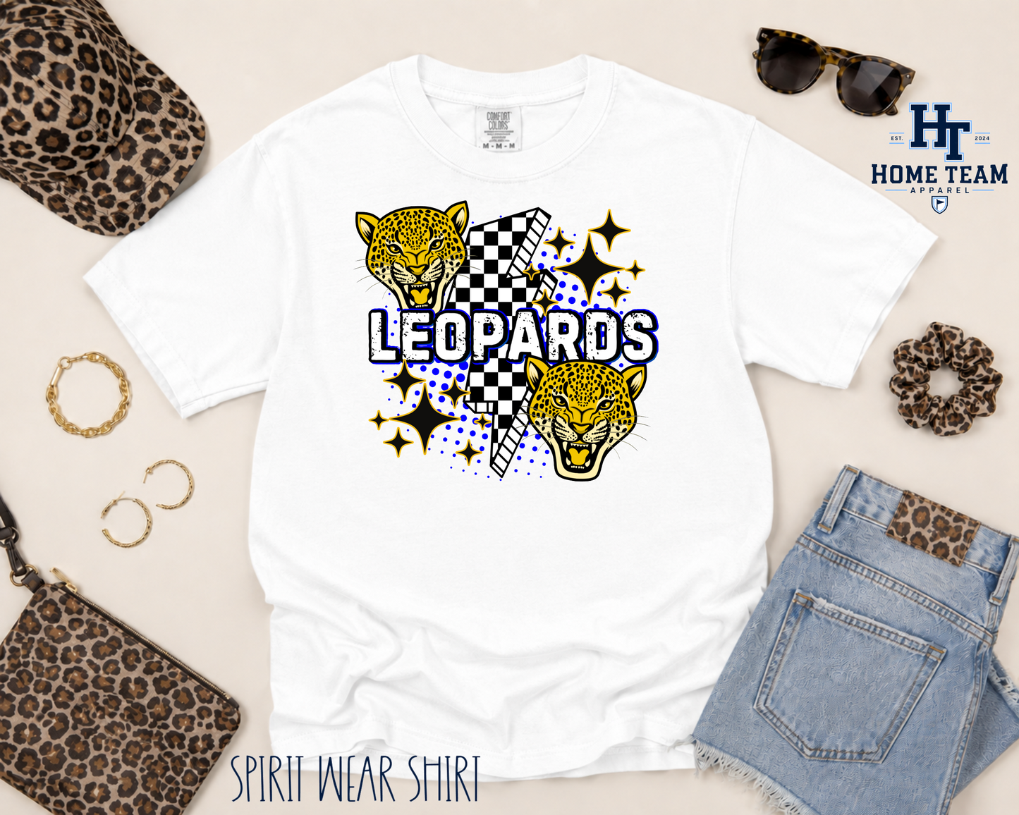 Checkered Leopard - Spirit Wear