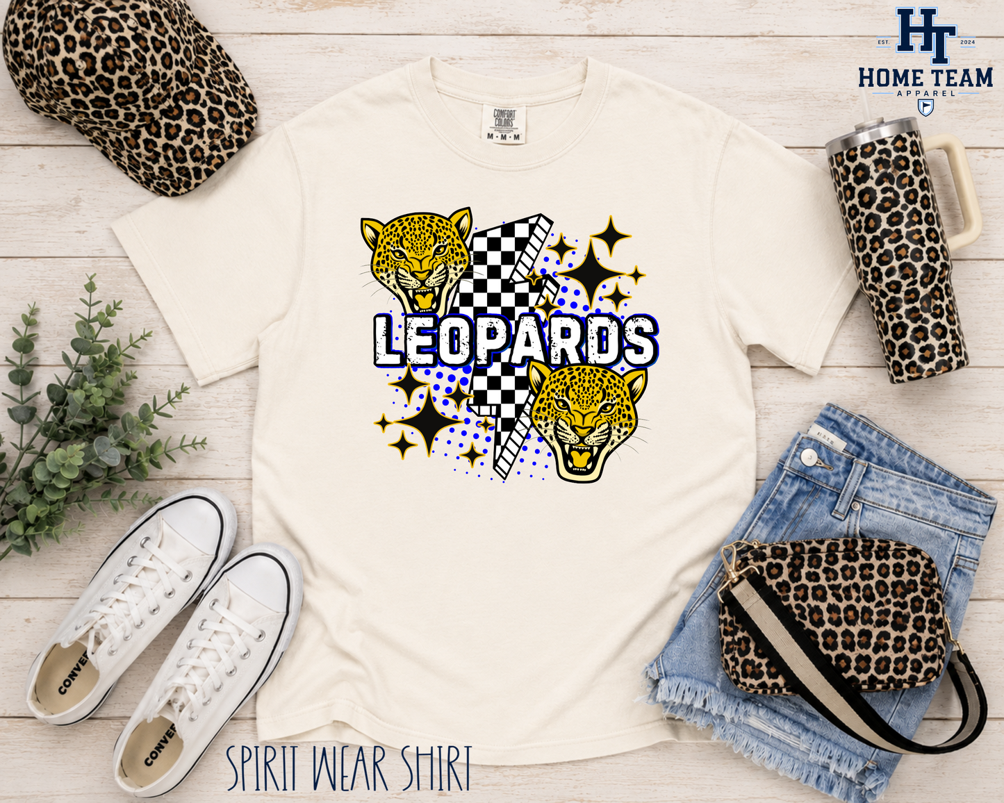 Checkered Leopard - Spirit Wear
