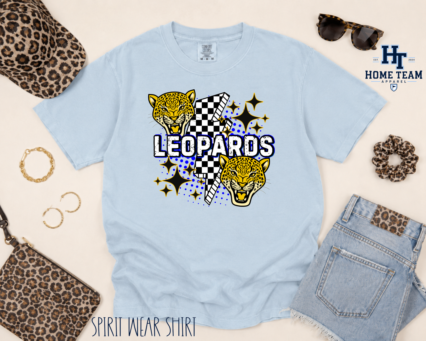 Checkered Leopard - Spirit Wear