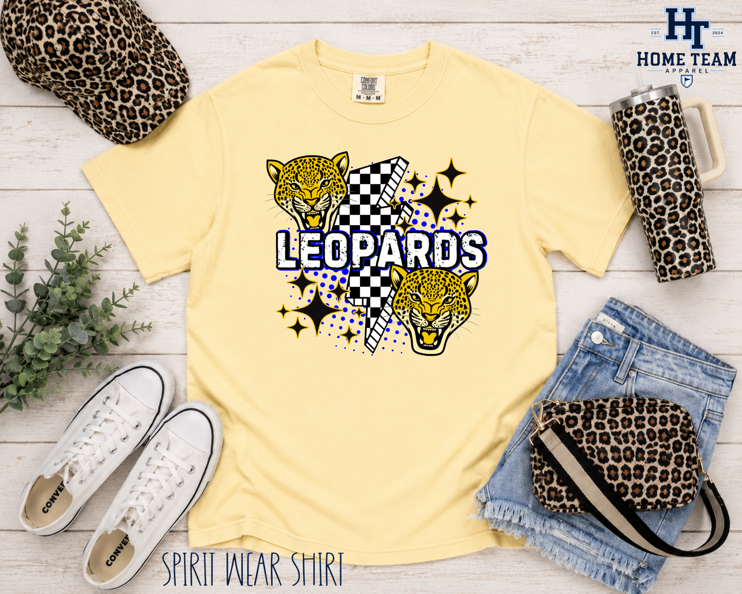 Checkered Leopard - Spirit Wear