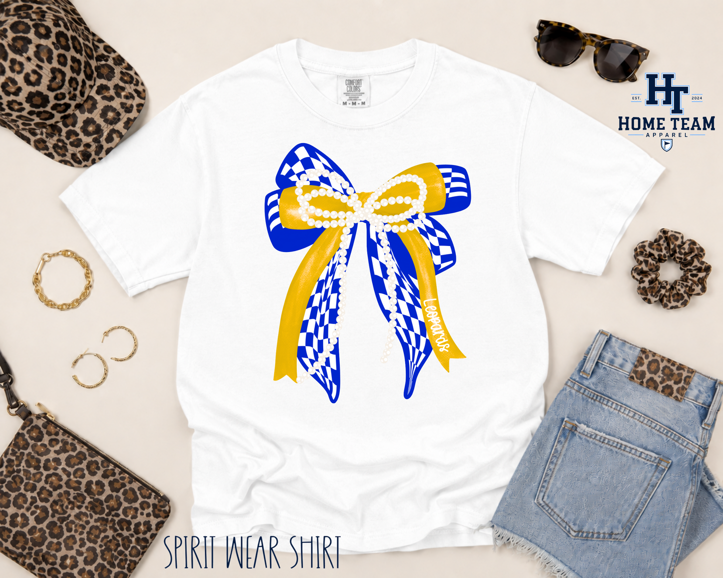 Leopards Preppy Bow - Spirit Wear