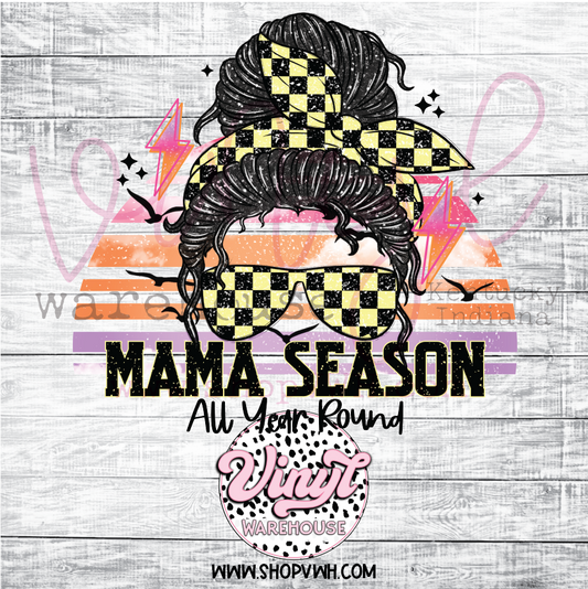 Mama Season - Heat Transfer Print
