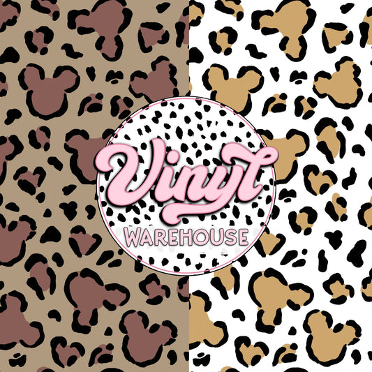 Mouse Leopard - Printed HTV