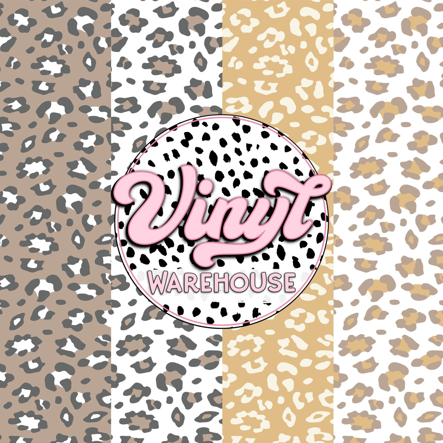 Neutral Leopard - Printed Adhesive