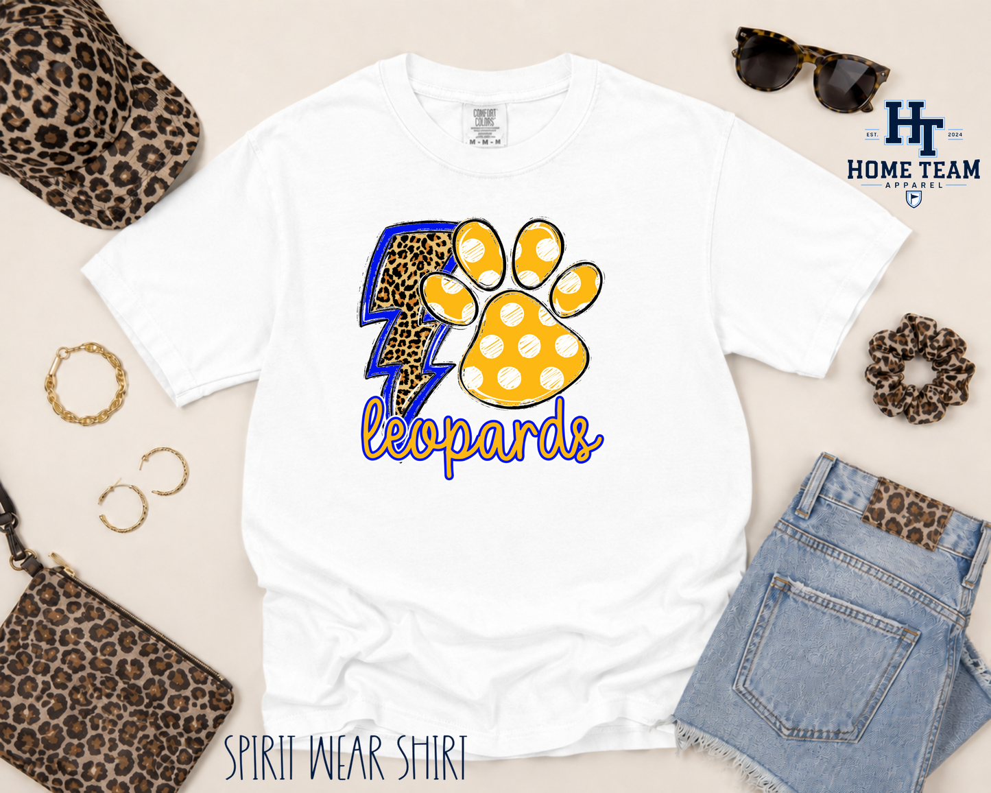 Lil Leopard Paw w/ Lightning - Spirit Wear