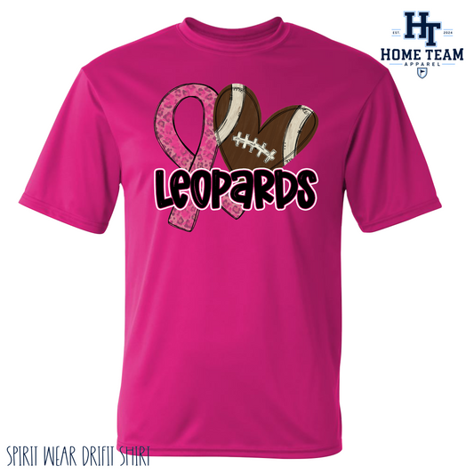 Pink Out Leopards/Chargers Football- Spirit Wear