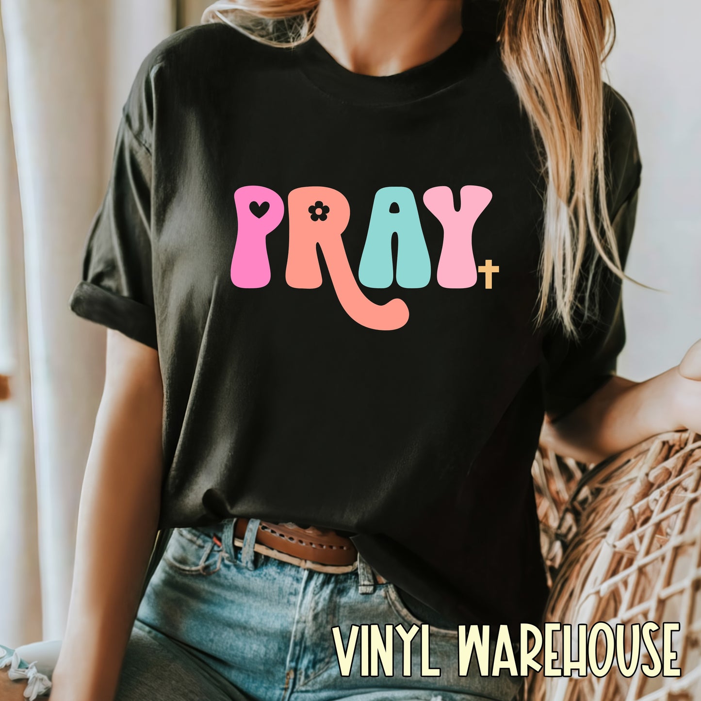 Pray - Heat Transfer Print