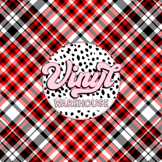 Red & Black Plaid - Printed HTV