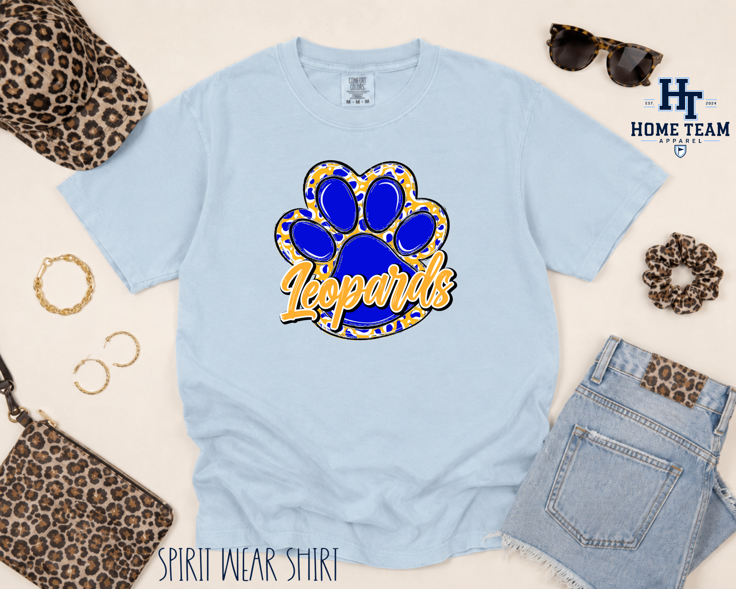 Big Paw Leopard (Yellow) - Spirit Wear