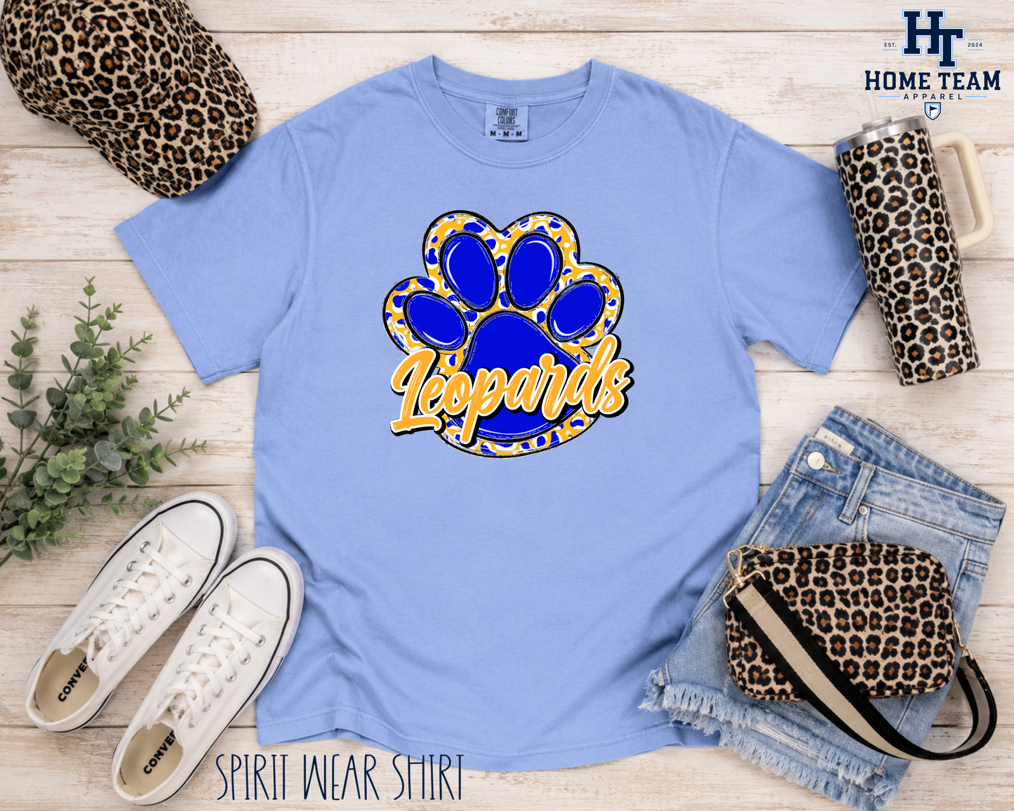 Big Paw Leopard (Yellow) - Spirit Wear