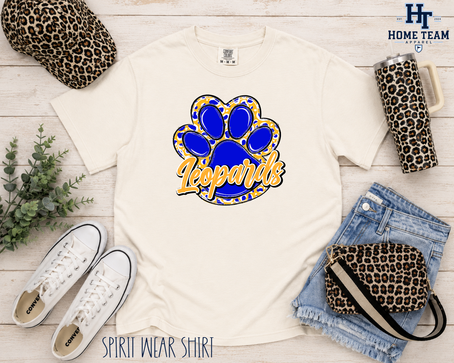 Big Paw Leopard (Yellow) - Spirit Wear