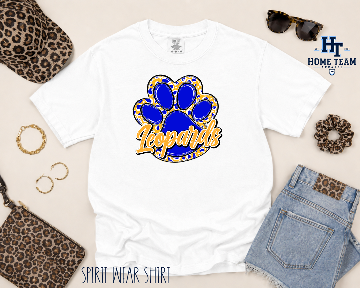 Big Paw Leopard (Yellow) - Spirit Wear