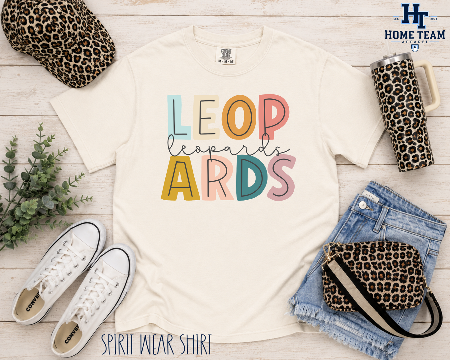 Leopards (stacked) - Spirit Wear
