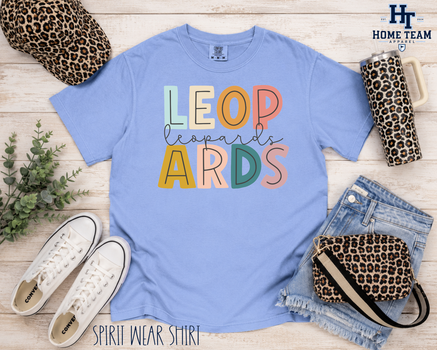 Leopards (stacked) - Spirit Wear