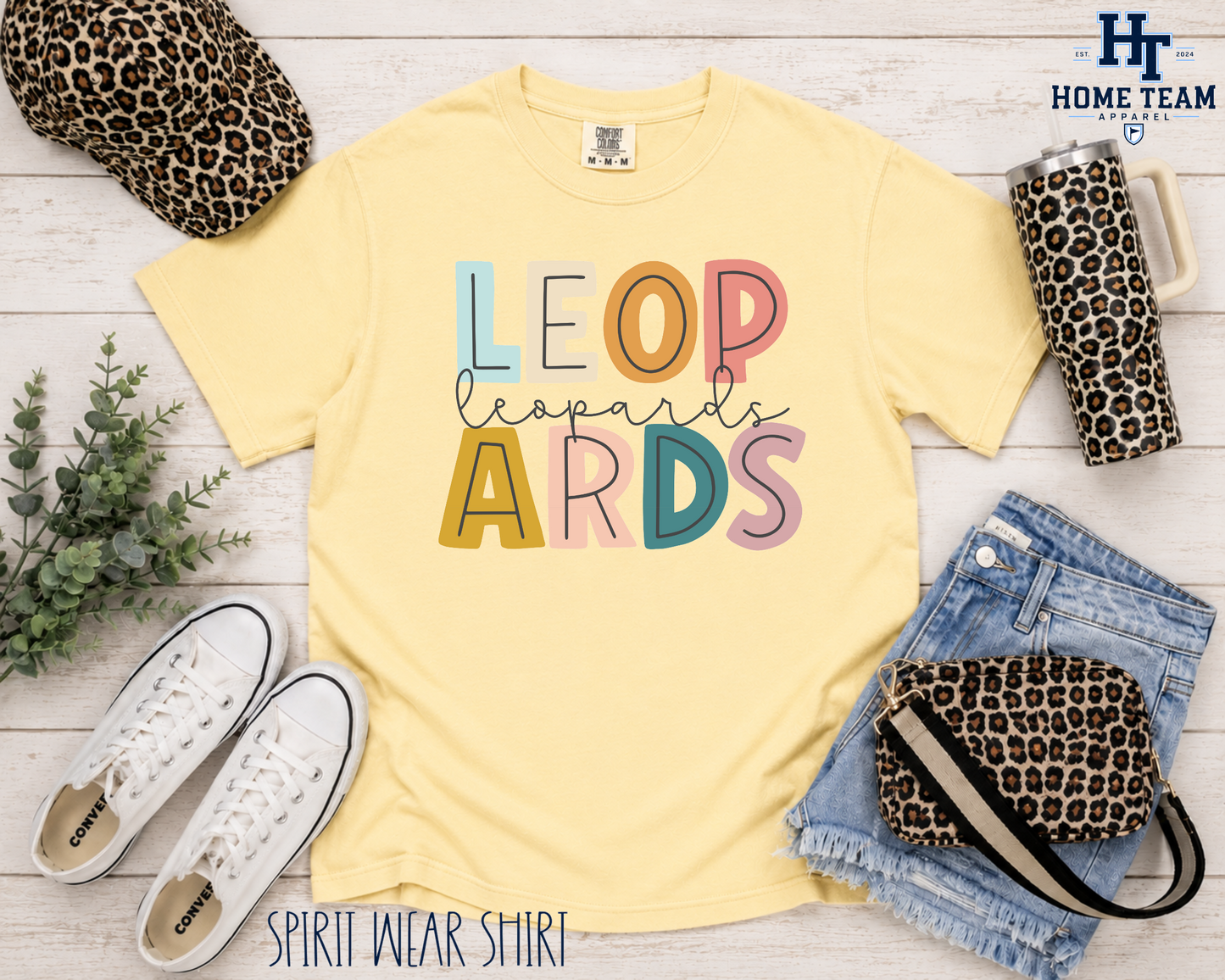 Leopards (stacked) - Spirit Wear