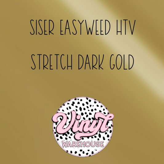 Siser EasyWeed HTV - Stretch Dark Gold