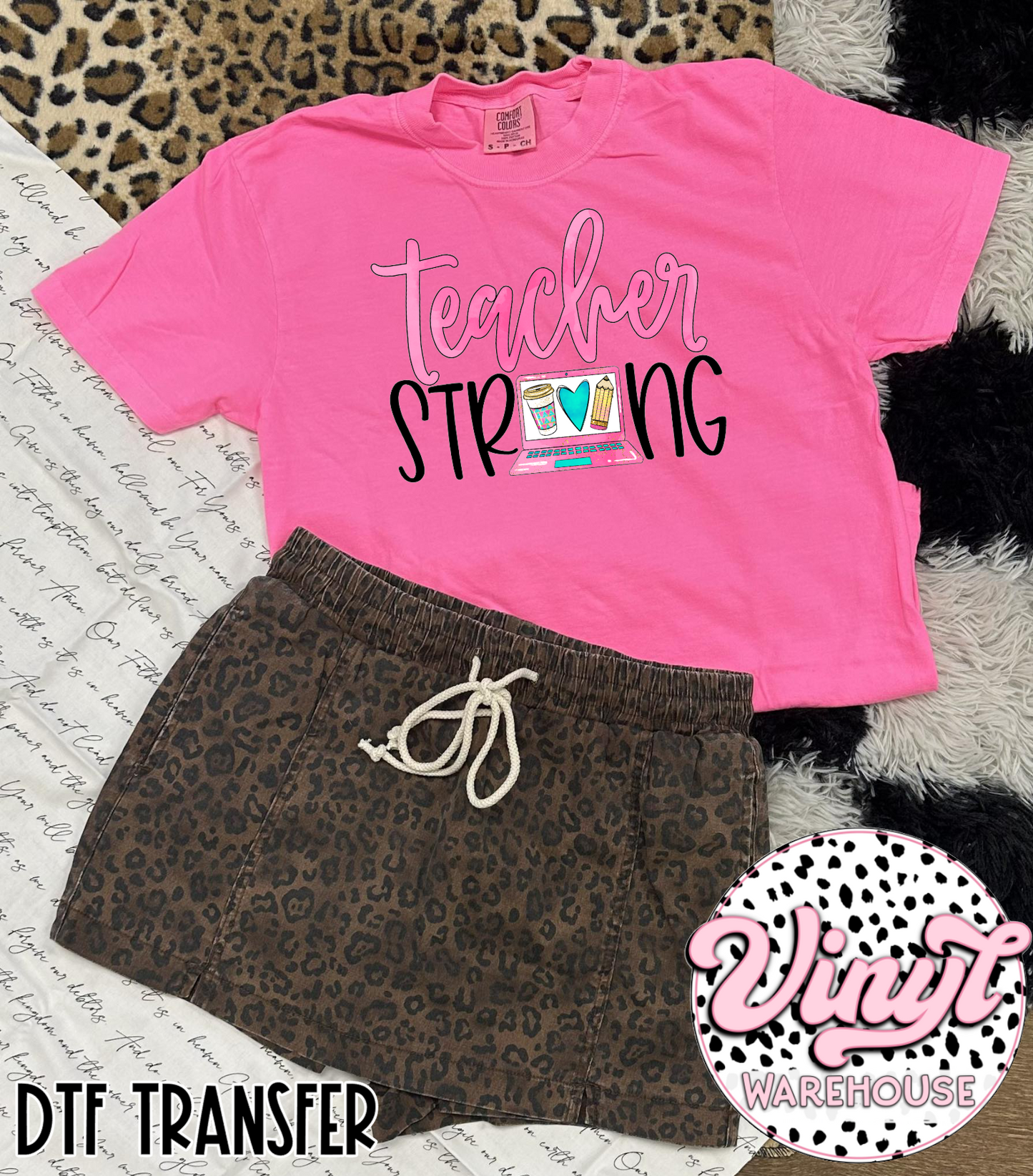 Teacher Strong - DTF Print