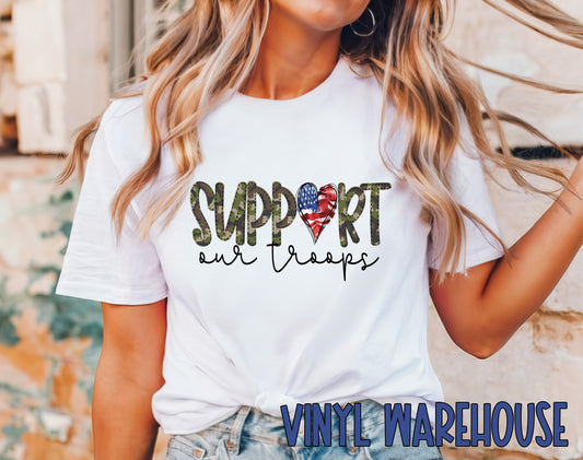 Support Our Troops - Screen Print