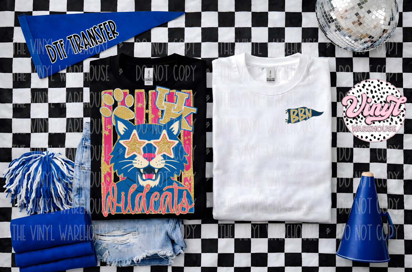 Wildcat Glitz - DTF Print