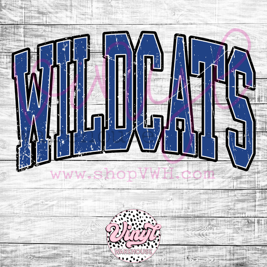 Varsity Wildcats - Heat Transfer Print