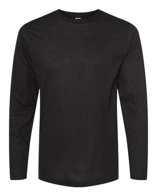 Tultex Unisex Poly-Rich Long Sleeve T-Shirt - Black