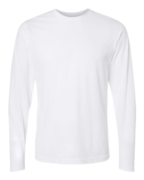Tultex Unisex Poly-Rich Long Sleeve T-Shirt - white
