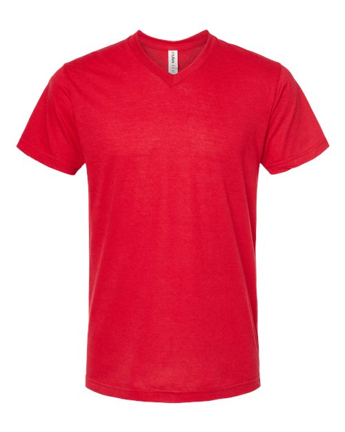 Tultex Short Sleeve V-Neck - Red