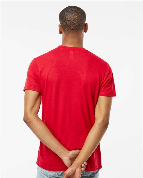 Tultex Short Sleeve V-Neck - Red