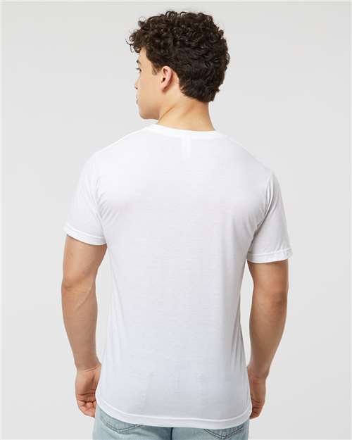 Tultex Short Sleeve V-Neck - White