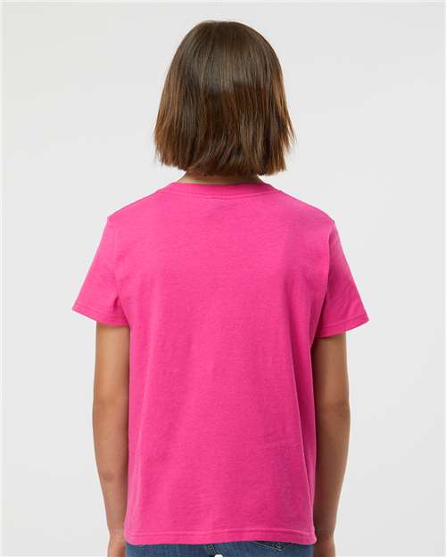 Tultex Youth Fine Jersey T-Shirt - Fuchsia