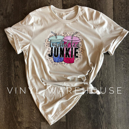 Loaded Tea Junkie - Screen Print