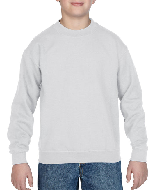 Gildan Youth Sweatshirt - White