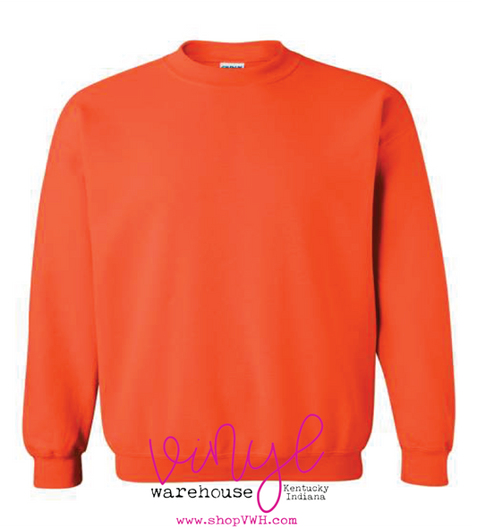 Gildan Crew Neck Sweatshirt - Orange