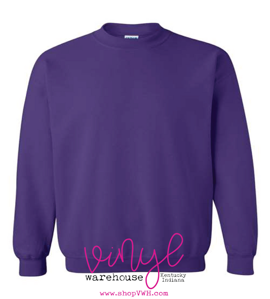 Gildan Crew Neck Sweatshirt - Purple