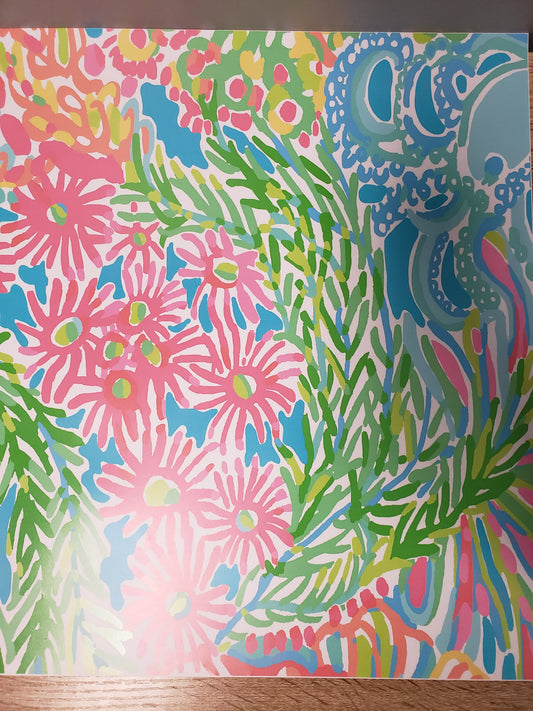 Lilly Inspired HTV - Florals and Grass