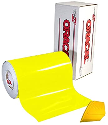 Oracal Adhesive Vinyl - Fluorescent Yellow