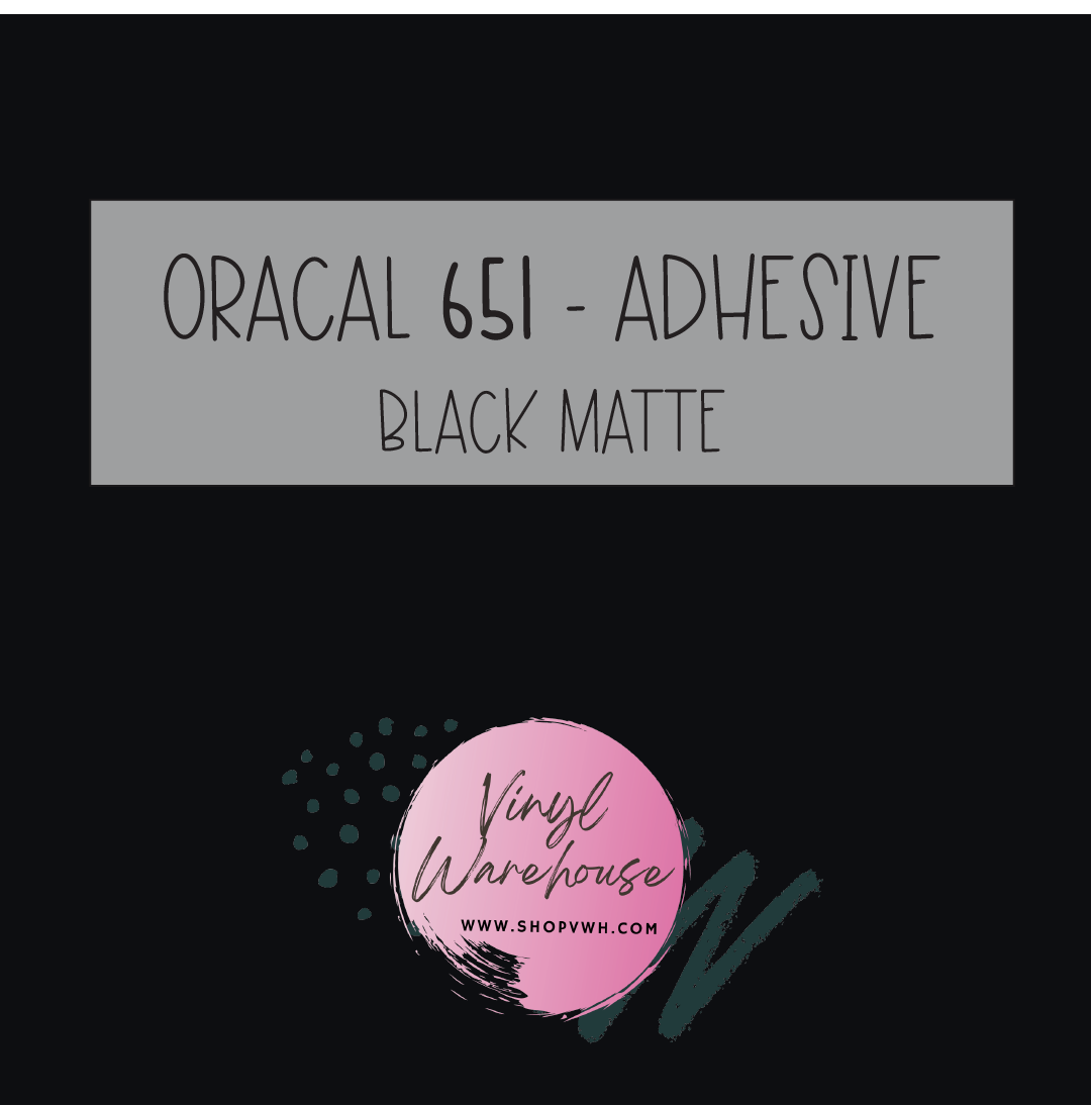 Oracal 651 - Black (Matte)