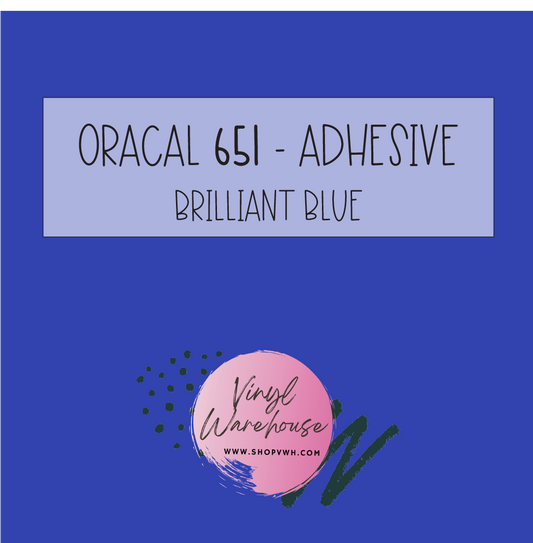Oracal 651 - 086 Brilliant Blue