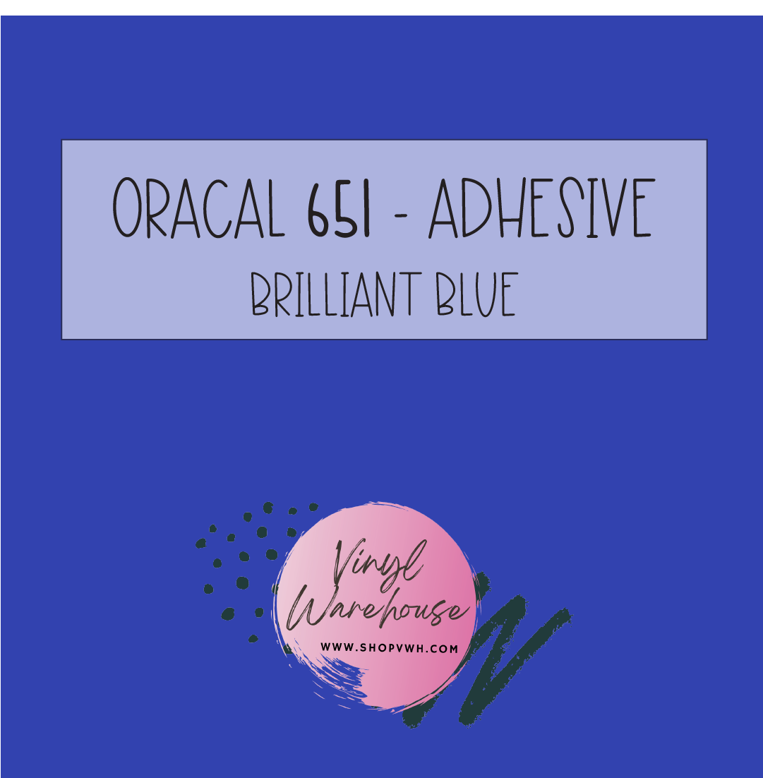 Oracal 651 - 086 Brilliant Blue