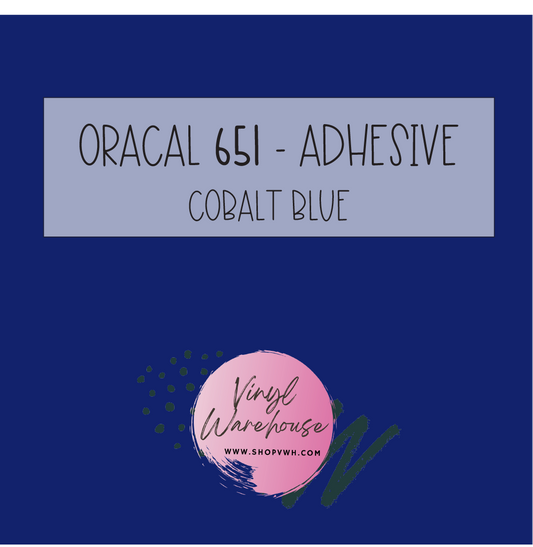 Oracal 651 - 065 Cobalt Blue