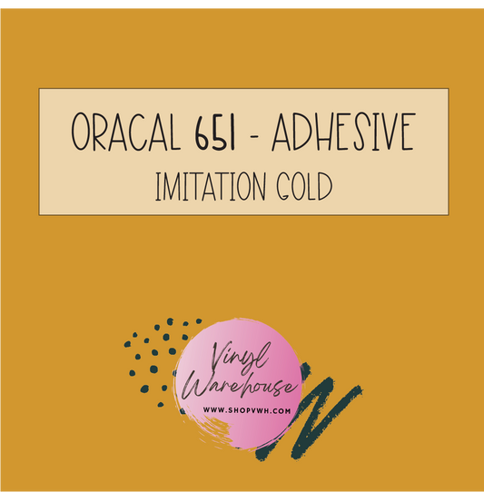 Oracal 651 - 824 Imitation Gold