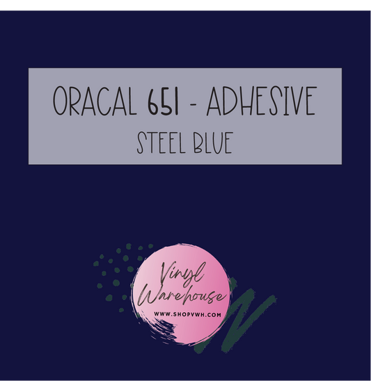 Oracal 651 - 518 Steel Blue
