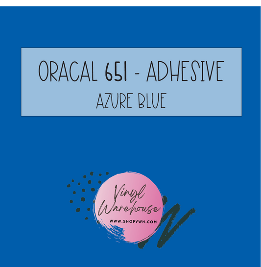 Oracal 651 - 052 Azure Blue