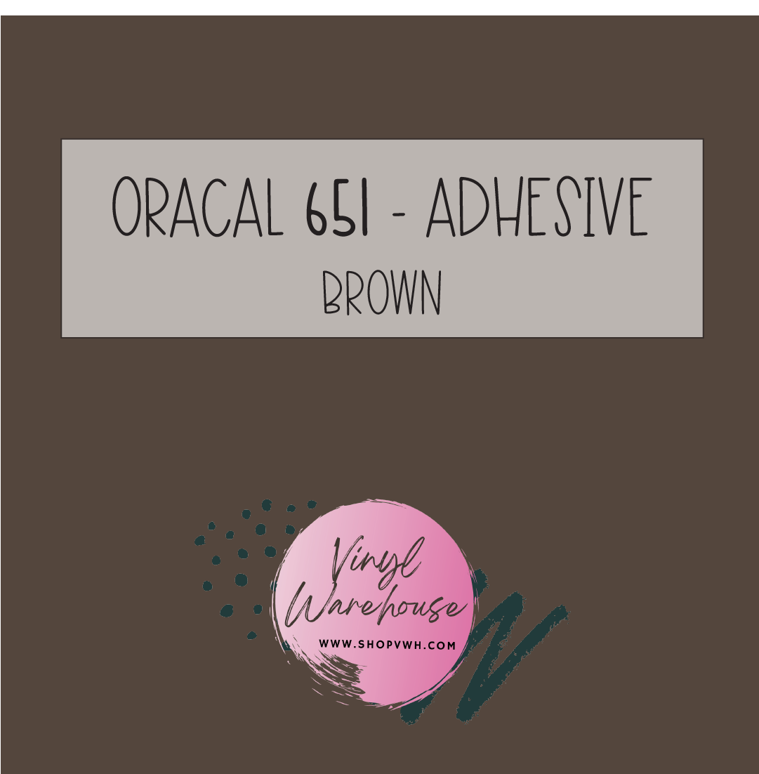 Oracal 651 - 080 Brown
