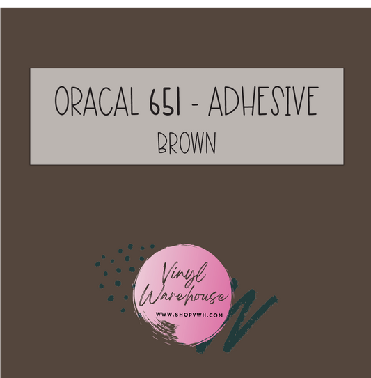 Oracal 651 - 080 Brown