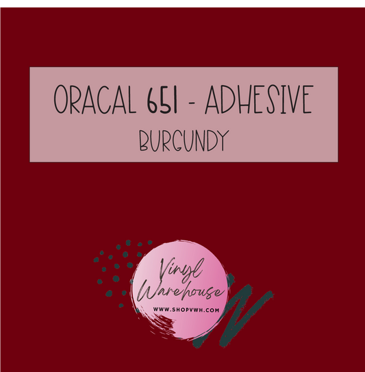 Oracal 651 - 312 Burgundy